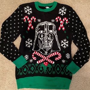 Darth Vader Christmas sweater, size small